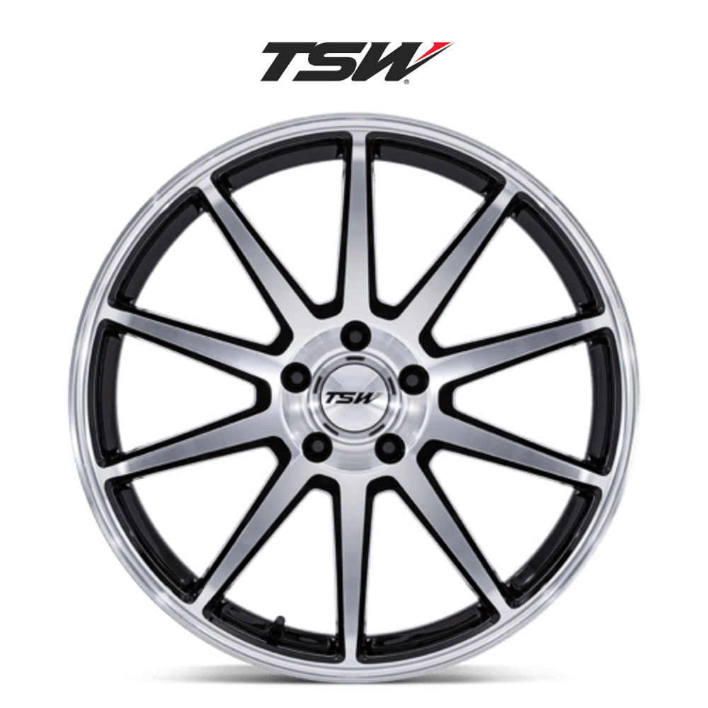 トヨタ ＧＲ８６(Toyota GR86)用 TSW カナード 19x8.5J ET 38 フロント&リア グロスブラックマシンドフェイス ホイール４本セット TSW CANARD 19X8.5 5X100 72 +38 G-BLK-MCH (送料無料)