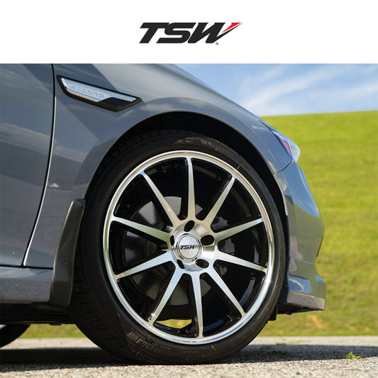 BMW X5用 TSW カナード 20x9J グロスブラックマシンドフェイス ホイール４本セット TSW Canard TW004 20X9 5X112 G-BLK-MCH 27MM (送料無料)
