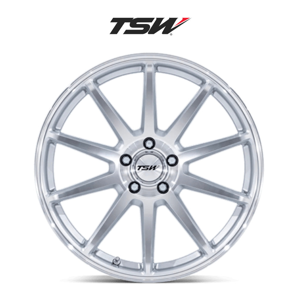 トヨタ ＧＲ８６(Toyota GR86)用 TSW カナード 19x8.5J ET 38 フロント&リア グロスシルバーマシンドフェイス ホイール４本セット TSW CANARD 19X8.5 5X100 72 +38 SLV-MCH (送料無料)