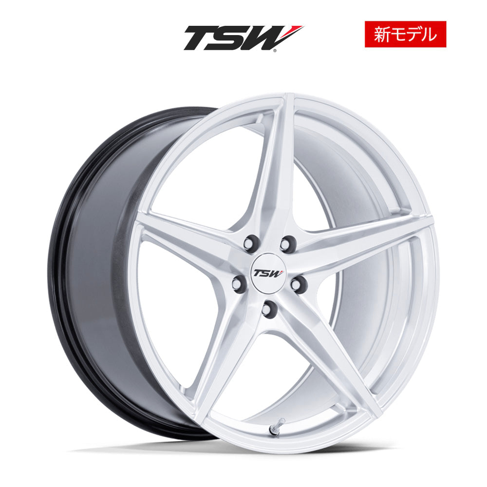 トヨタ GR スープラ用 TSW エスプリ 20x9J ET 20 フロント 20x10.5J ET 38 リア ハイパーシルバーマシンドフェイス フロー成形アルミニウムホイール４本セット　TSW ESPRIT 20X9 5X112 66 +20 H-SLV-MCH / ESPRIT 20X10.5 5X112 66 +38 H-SLV-MCH (消費税、送料込み)