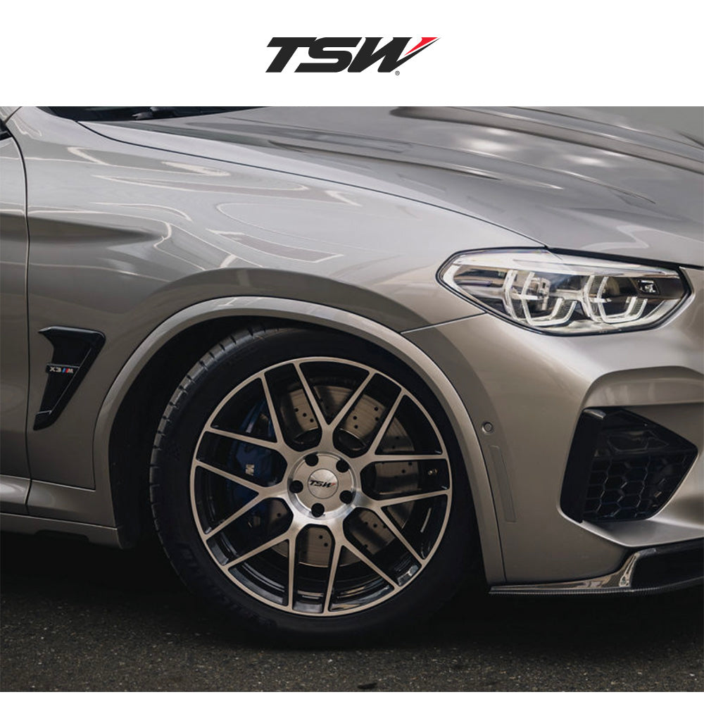 テスラモデル３用 TSW ラサルト 20x9J ET 35 フロント、リア グロスブラックマシンド フロー成形アルミニウムホイール４本セット TSW LASARTHE 20X9 5X4.5 72 +35 G-BLK-MCH (消費税、送料込み)