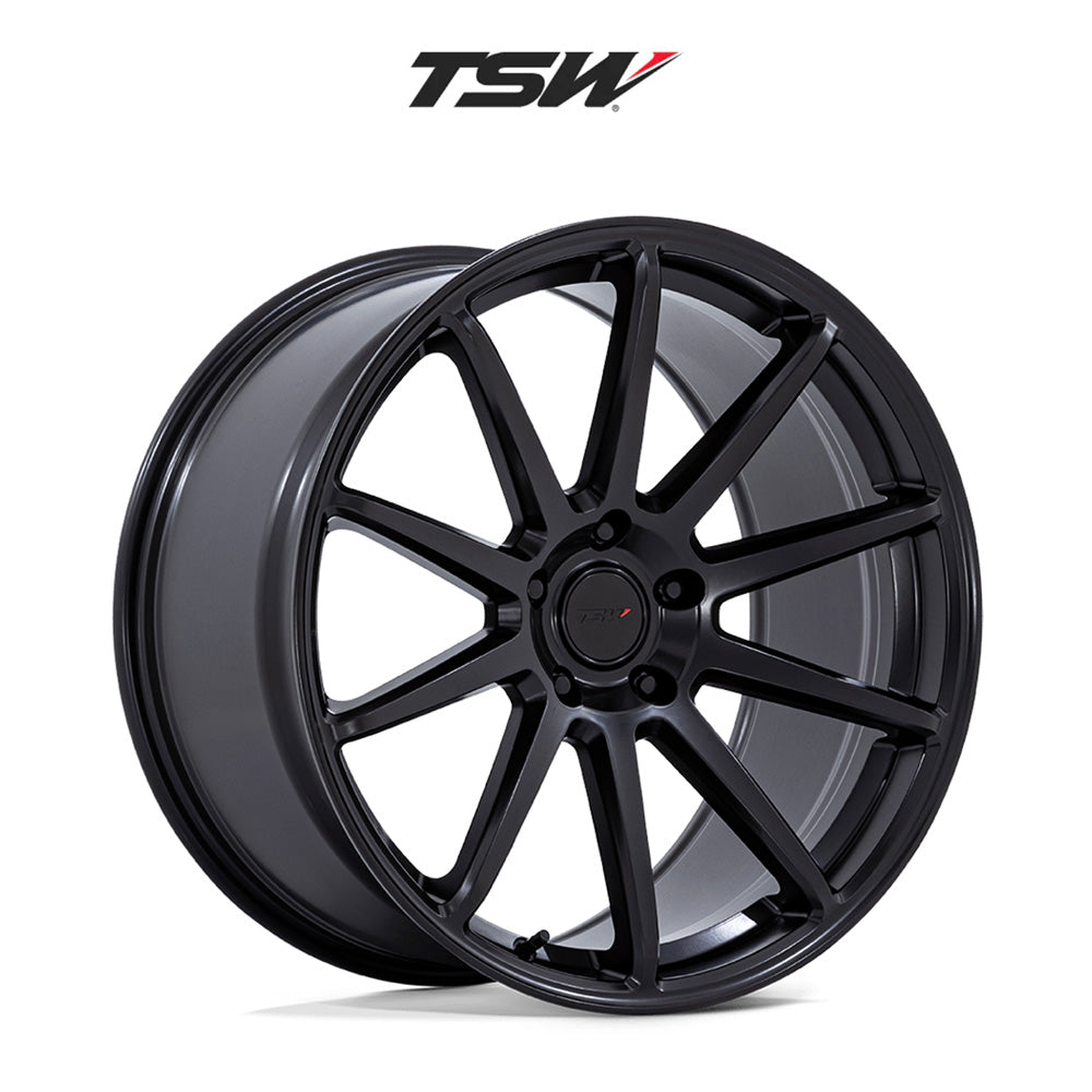 トヨタ ＧＲ８６(Toyota GR86)用 TSW カナード 19x8.5J ET 38 フロント&リア マットブラック フロー成形アルミニウムホイール４本セット TSW CANARD 19X8.5 5X100 72 +38 M-BLK (消費税、送料込み)