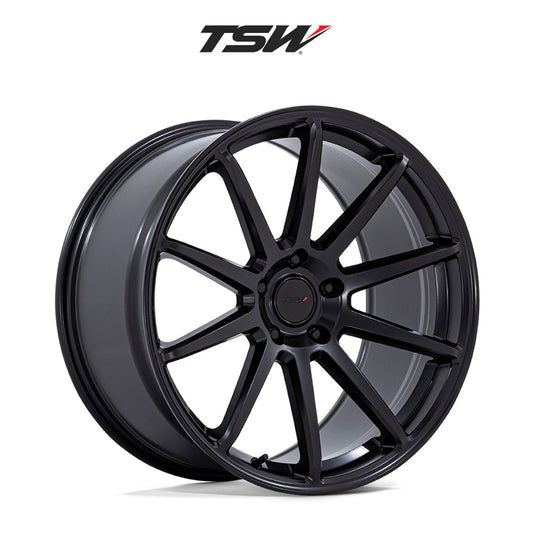 トヨタ ＧＲ８６(Toyota GR86)用 TSW カナード 19x8.5J ET 38 フロント&リア マットブラック フロー成形アルミニウムホイール４本セット TSW CANARD 19X8.5 5X100 72 +38 M-BLK (消費税、送料込み)