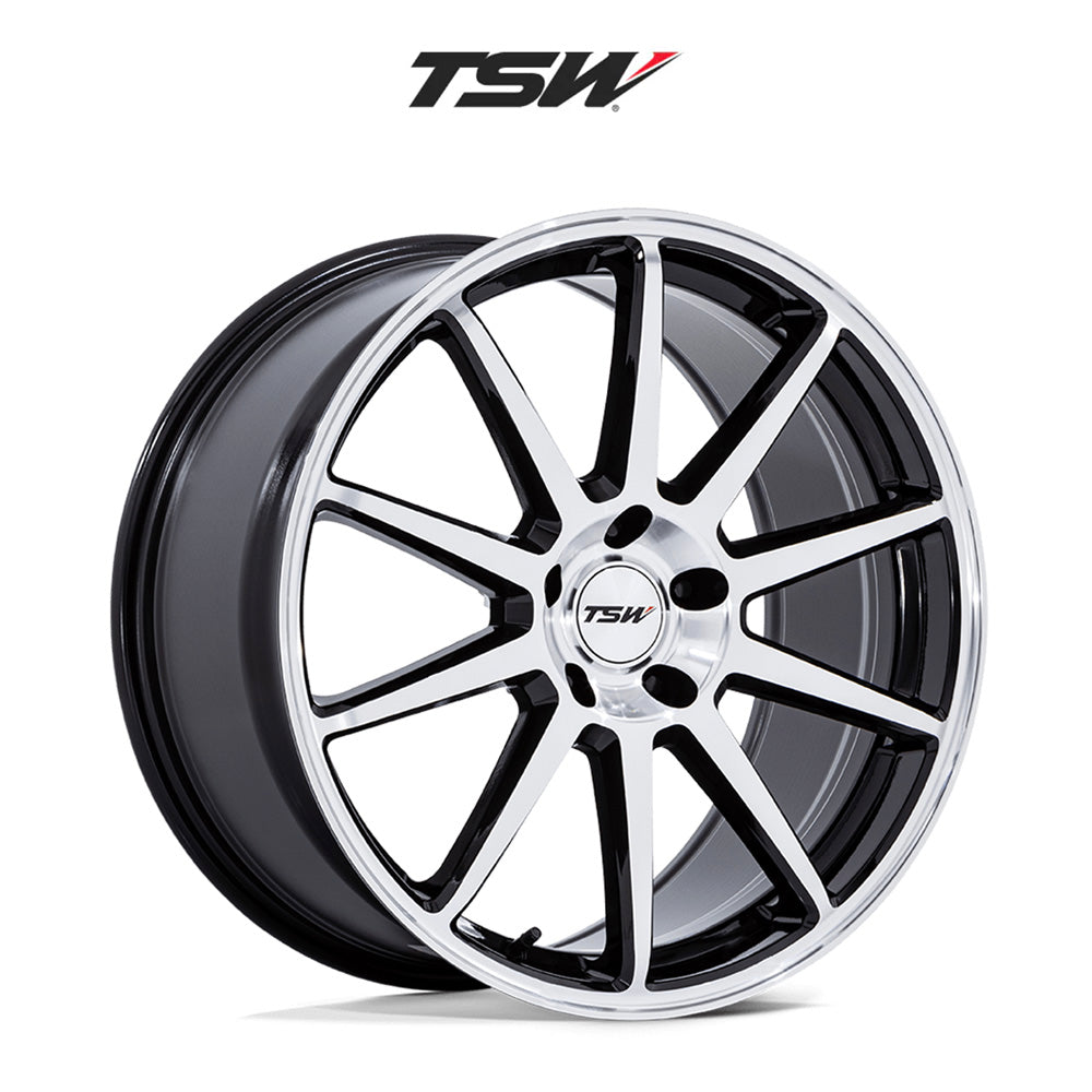 レクサス ＲＸ用 TSW カナード 20x9J ET 35 フロント&リア グロスブラックマシンドフェイス フロー成形アルミニウムホイール４本セット TSW CANARD 20X9 5X4.5 72 +35 G-BLK-MCH (消費税、送料込み)