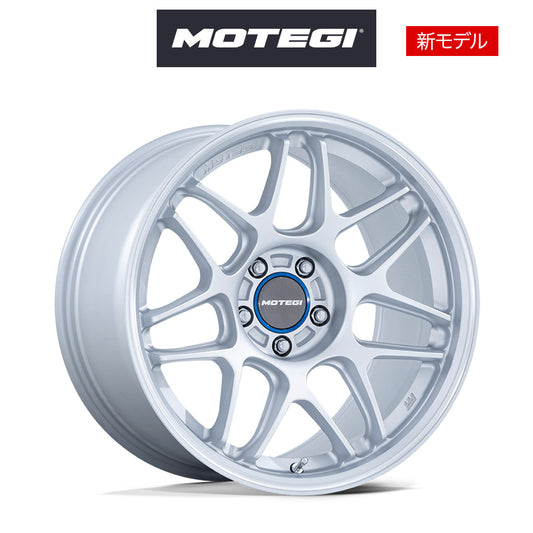 アウディ Ａ４用モテギ レーシング ツバキ 19x8.5J ET 25 フロント、リア ハイパーシルバー マシンドリップストライプ付きホイール４本セット Motegi TSUBAKI 19X8.5 5X112 66 +25 H-SLV MCH (消費税、送料込み)