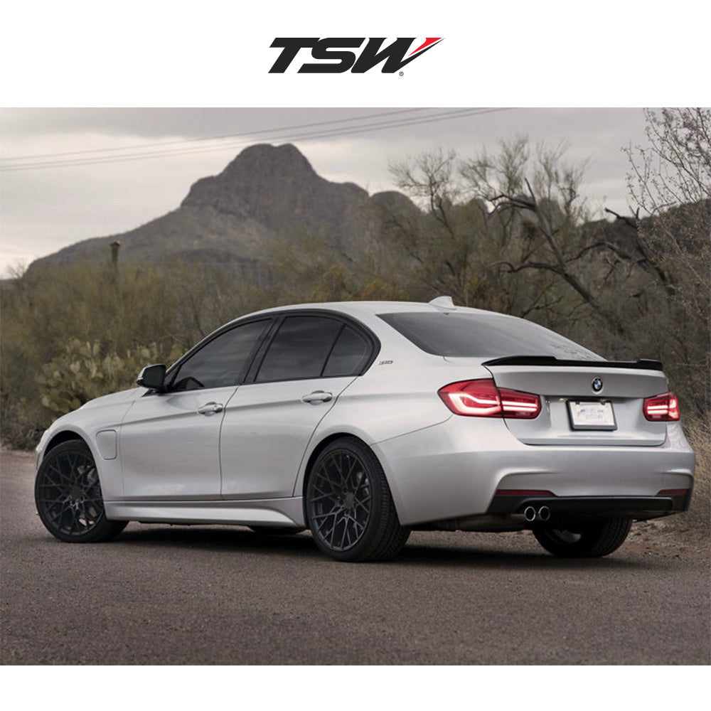 ＢＭＷ ３シリーズ用 TSW セブリング 20x8.5J ET 32 フロント、リア マットブラック ホイール４本セット (消費税、送料込み)