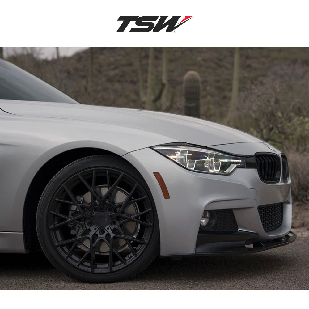 ＢＭＷ ３シリーズ用 TSW セブリング 20x8.5J ET 32 フロント、リア マットブラック ホイール４本セット (消費税、送料込み)