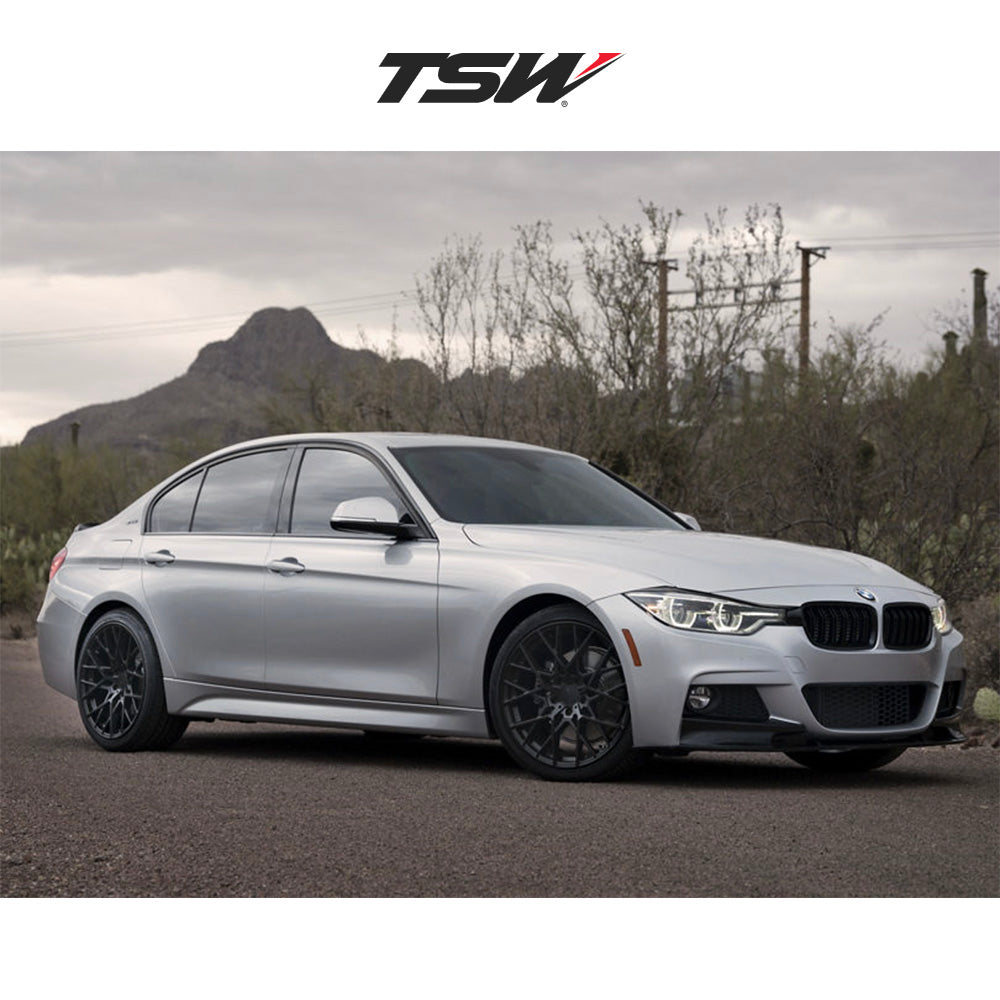 ＢＭＷ ３シリーズ用 TSW セブリング 20x8.5J ET 32 フロント、リア マットブラック ホイール４本セット (消費税、送料込み)