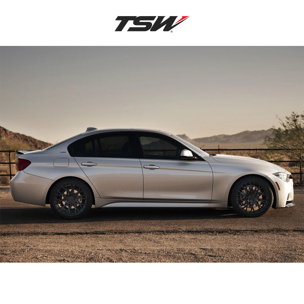 ＢＭＷ ３シリーズ用 TSW セブリング 20x8.5J ET 32 フロント、リア マットブラック ホイール４本セット (消費税、送料込み)