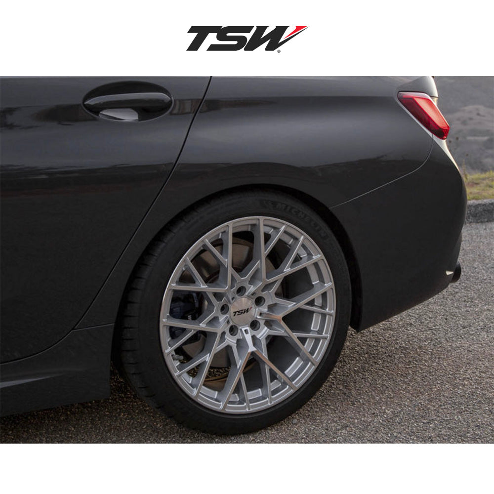 日産 フェアレディZ (Nissan 370Z)用 TSW セブリング 19x8.5J ET 20 フロント 19x9.5 ET 20 リア シルバー / ミラーカットフェイス ホイール４本セット TSW TW SEBRING 19X8.5 5X114 +20 76 SLV MIR / TW SEBRING 19X9.5 5X114 +20 76 SLV MIR (消費税、送料込み)