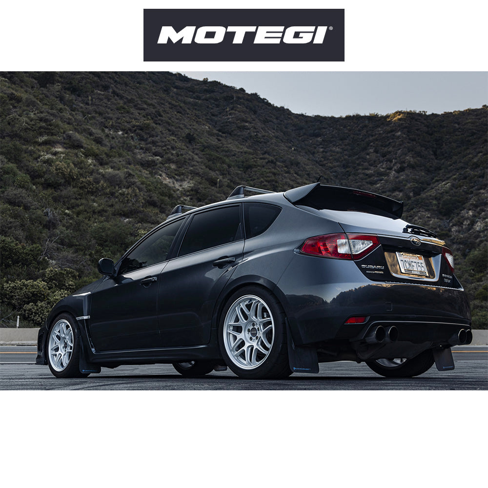 トヨタ GR スープラ用 モテギ レーシング ツバキ 19x8.5J ET 25 フロント 19x9.5J ET 35 リア ハイパーシルバー マシンドリップストライプ付きホイール４本セット (消費税、送料込み)