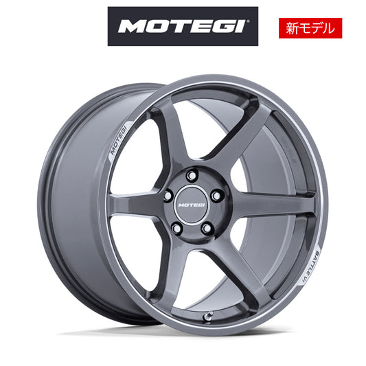 アウディ Ａ４用 モテギ レーシング バトル６ 19x9.5J ET 25 フロント&リア グロスガンジラ（マシンドリップ付き) フロー成形アルミニウムホイール４本セット　Motegi BATTLE VI 19X8.5 5X112 66 +25 G-GZA-MCH (消費税、送料込み)