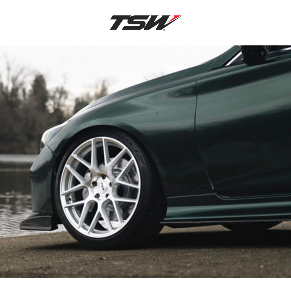 ＢＭＷ ３シリーズ用 TSW ラサルト 20x9J ET 20 フロント、リア グロスシルバーマシンド フローフォーミング・アルミニウムホイール４本セット (消費税、送料込み)