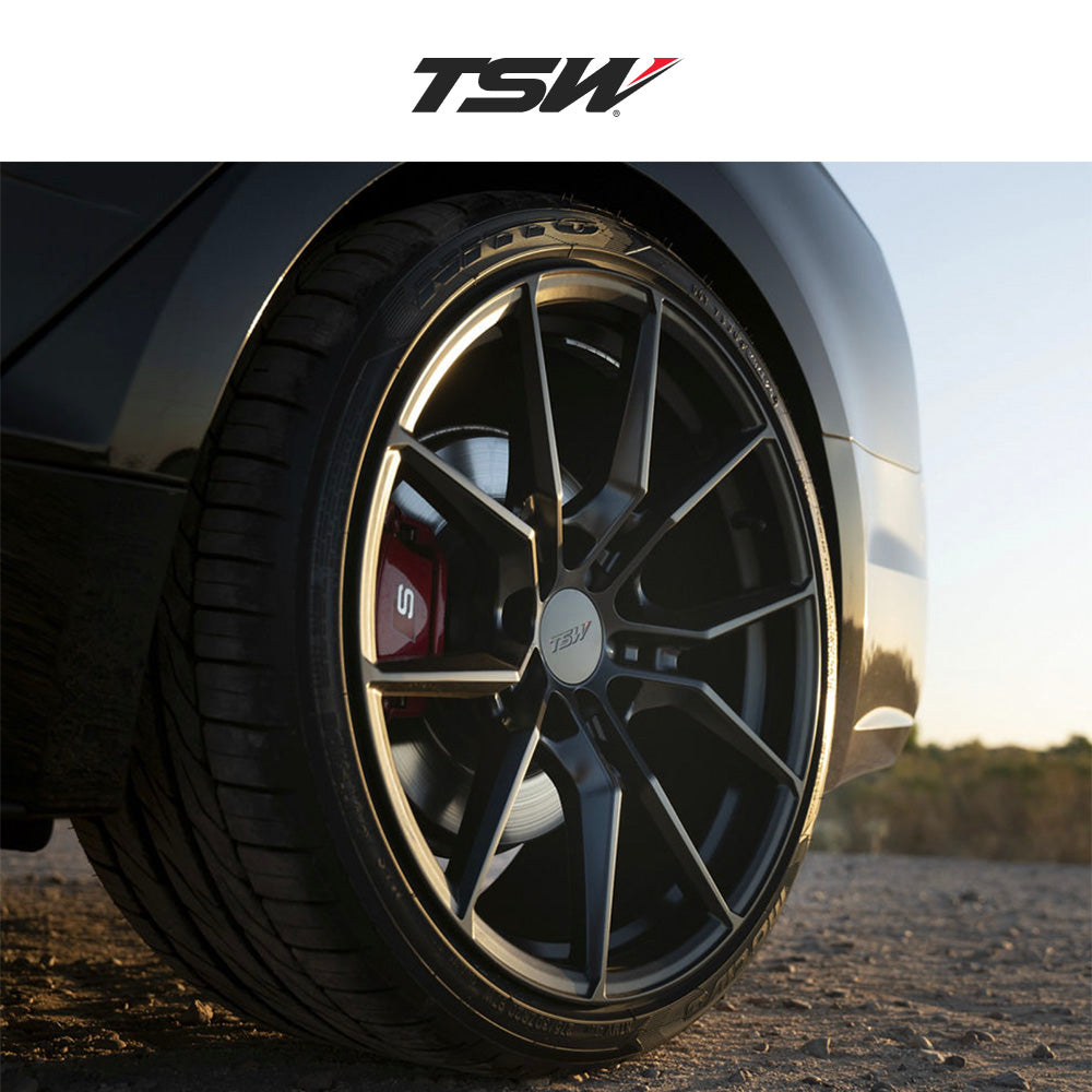 アウディＳ４用 TSW ネプチューン 18x8.5J ET 43 フロント&リア セミグロスブラック フロー成形アルミニウムホイール４本セット TSW TW NEPTUNE 18X8.5 5X112 +43 66.6 S-BLK (消費税、送料込み)