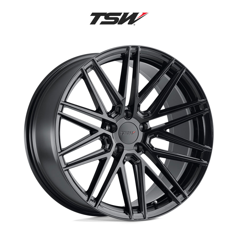 ホンダ シビック タイプＲ用 TSW ペスカーラ 18x8.5J ET 35 フロント&リア グロスブラック ホイール４本セット (消費税、送料込み)