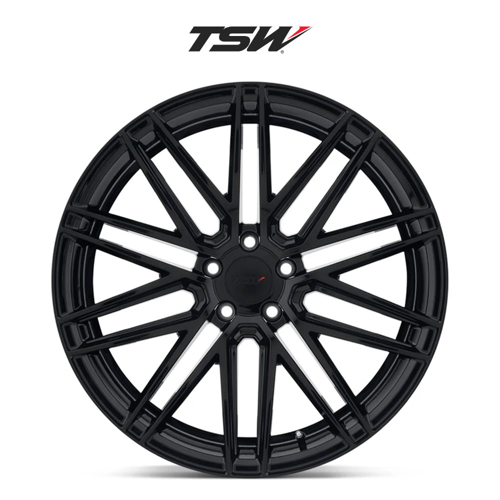 ホンダ シビック タイプＲ用 TSW ペスカーラ 18x8.5J ET 35 フロント&リア グロスブラック ホイール４本セット (消費税、送料込み)
