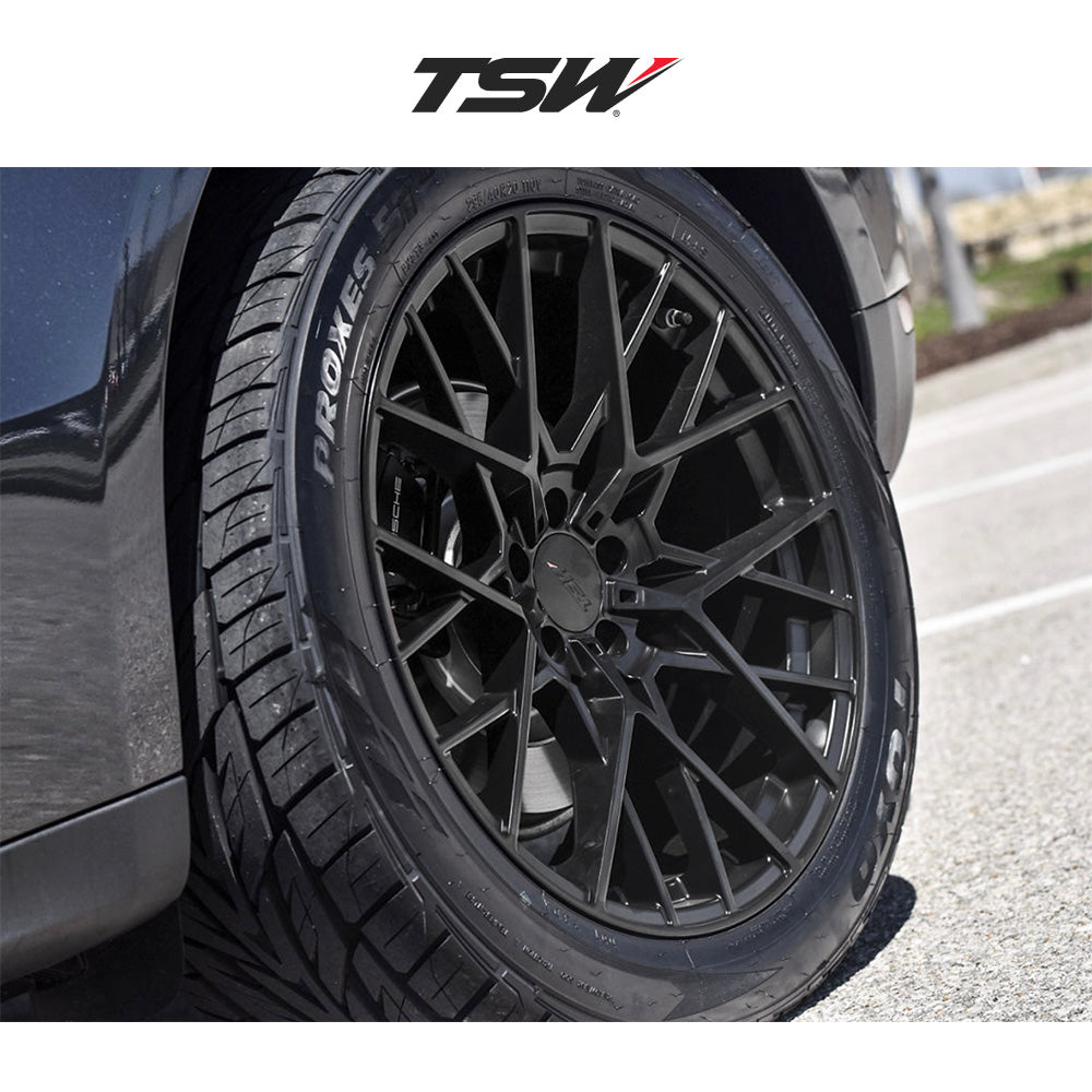 レクサス ＲＸ用 TSW セブリング 20x8.5J ET 40 フロント、リア マットブラック ホイール４本セット TSW TW SEBRING 20X8.5 5X114 +40 76 M-BLK (消費税、送料込み)