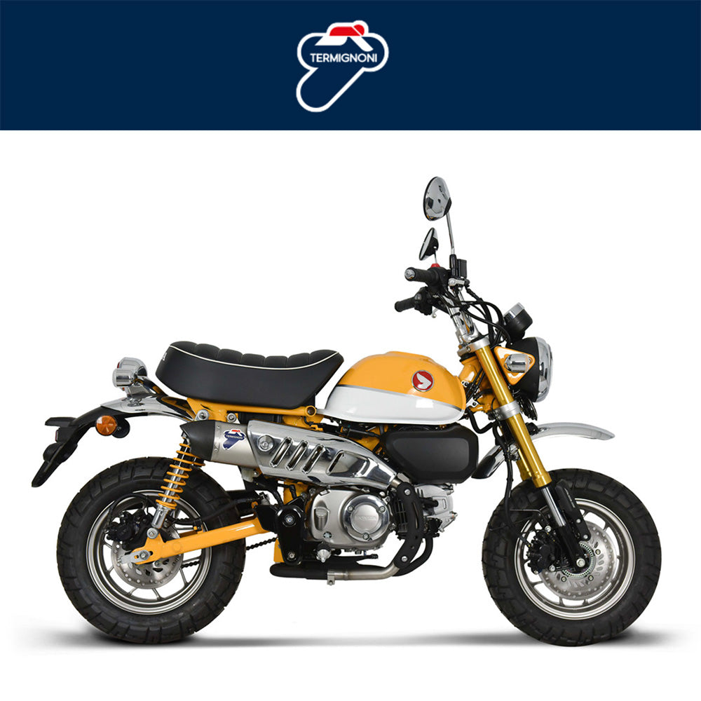 ２０１９年から２０２４年式モデル ホンダ モンキー１２５用 テルミニョーニ スリップオン ステンレスシステム Termignoni Slip-On Stainless System Honda Monkey (19-24) (送料無料)