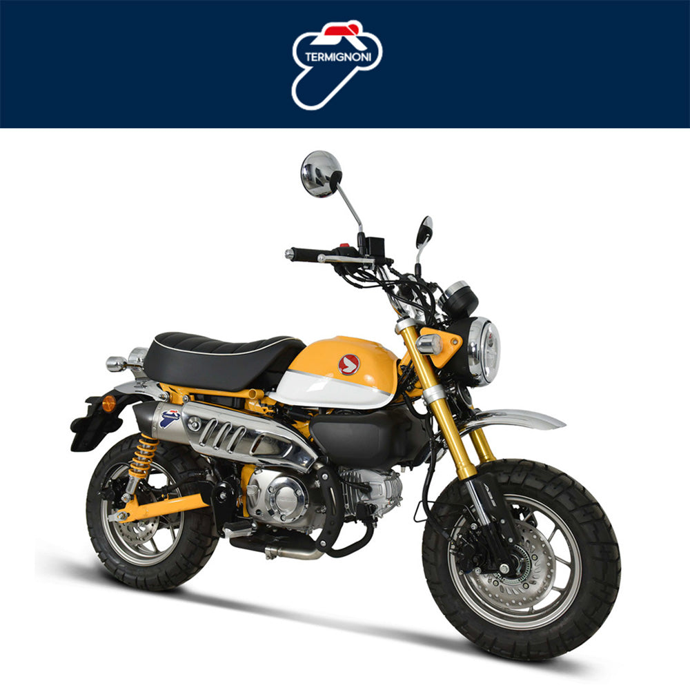 ２０１９年から２０２４年式モデル ホンダ モンキー１２５用 テルミニョーニ スリップオン ステンレスシステム Termignoni Slip-On Stainless System Honda Monkey (19-24) (送料無料)
