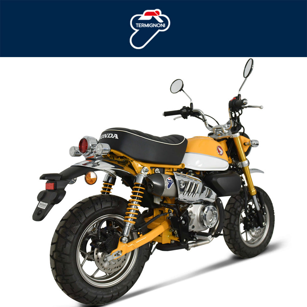 ２０１９年から２０２４年式モデル ホンダ モンキー１２５用 テルミニョーニ スリップオン ステンレスシステム Termignoni Slip-On Stainless System Honda Monkey (19-24) (送料無料)