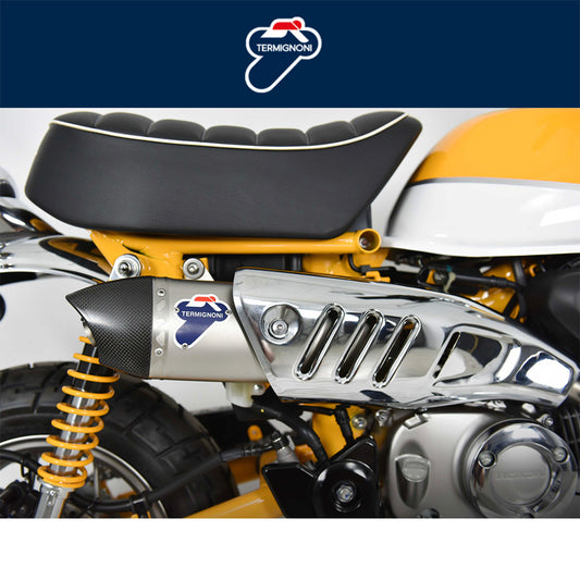 ２０１９年から２０２４年式モデル ホンダ モンキー１２５用 テルミニョーニ スリップオン ステンレスシステム Termignoni Slip-On Stainless System Honda Monkey (19-24) (送料無料)
