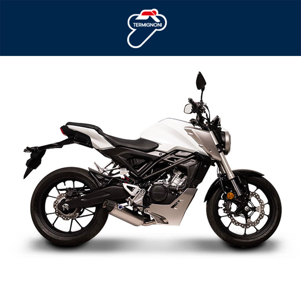 ２０１８年から２０２０年式モデル ホンダ ＣＢ１２５Ｒ用 テルミニョーニ ステンレス フルシステム　Termignoni Stainless Full System CB125R (18-20) (送料無料)