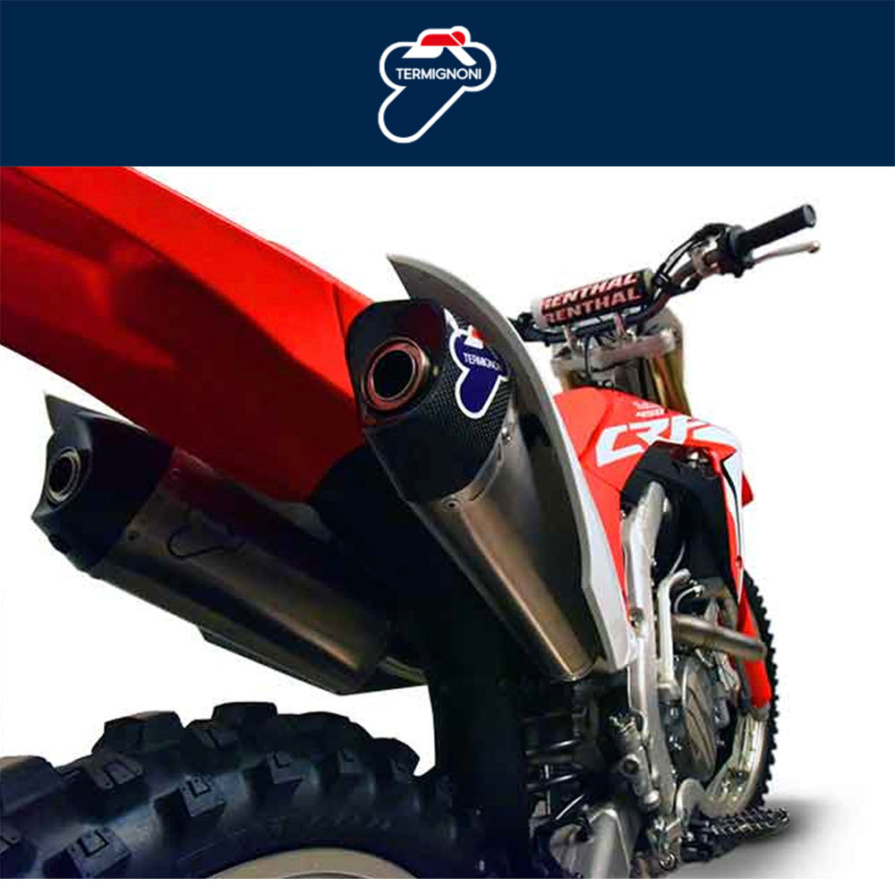 ２０１７年から２０１９年式モデル ホンダ  ＣＲＦ４５０Ｒ用 テルミニョーニ ステンレス/チタン/カーボン フルレーシングシステム Termignoni Stainless/Titanium/Carbon Full Racing System CRF450R (17-19) (送料無料)