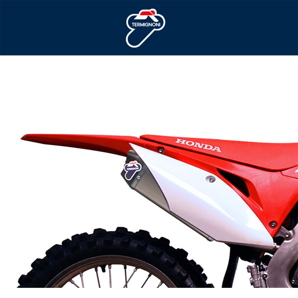 ２０１７年から２０１９年式モデル ホンダ  ＣＲＦ４５０Ｒ用 テルミニョーニ ステンレス/チタン/カーボン フルレーシングシステム Termignoni Stainless/Titanium/Carbon Full Racing System CRF450R (17-19) (送料無料)