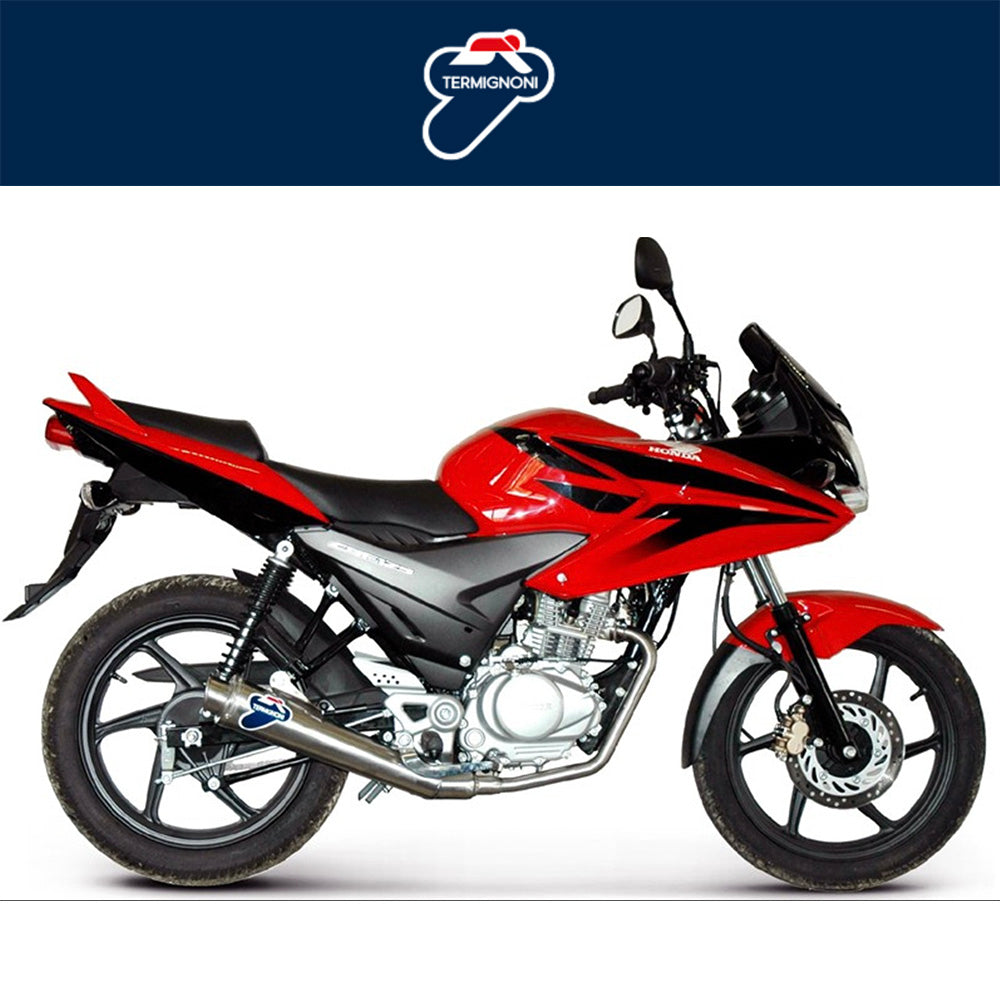 ２００９年から２０１１年式モデル ホンダ ＣＢＦ１２５用 テルミニョーニ コニカル ステンレス フルシステム Termignoni Conical Stainless Full System CBF125 (09-11) (送料無料)