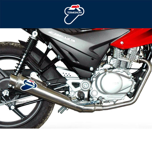 ２００９年から２０１１年式モデル ホンダ ＣＢＦ１２５用 テルミニョーニ コニカル ステンレス フルシステム Termignoni Conical Stainless Full System CBF125 (09-11) (送料無料)