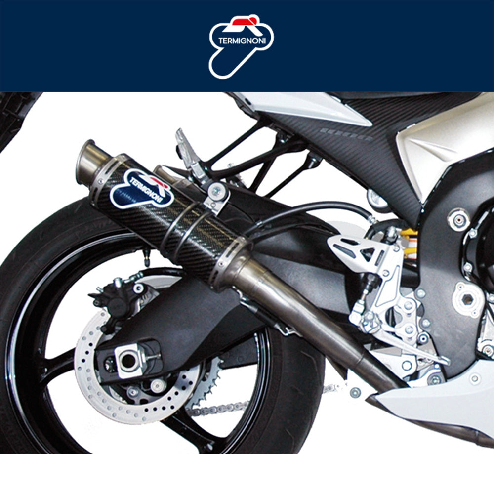 ２００９年から２０１１年式モデル スズキ ＧＳＸ－Ｒ１０００用 テルミニョーニ GPスタイル ステンレス デュアルスリップオン Termignoni GP Style Stainless Dual Slip-On GSX-R1000 (09-11) (送料無料)