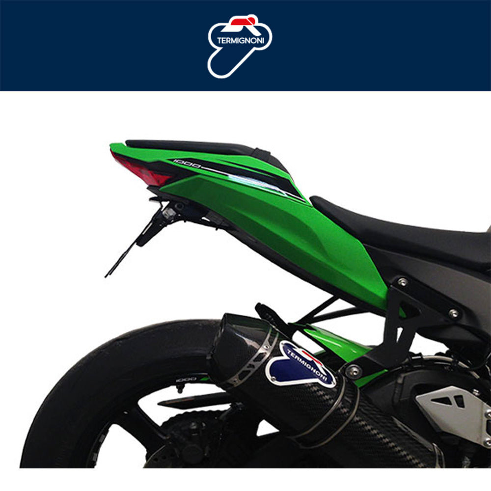 ２０１６年から２０２０年式モデル カワサキ Ｎｉｎｊａ　ＺＸ－１０Ｒ用 テルミニョーニ レリバンス ステンレス/カーボン 4-2-1 フルシステム Termignoni Relevance Stainless/Carbon 4-2-1 Full System ZX-10R (16-20) (送料無料)