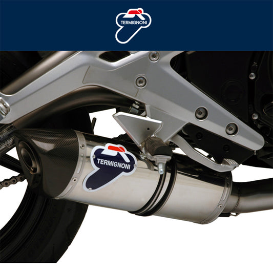 ２０１２年から２０１６年式モデル カワサキＥＲ－６ｎ用 テルミニョーニ レリバンス ステンレス 4-2-1 フルシステム Termignoni Relevance Stainless 4-2-1 Full System ER-6N (12-16) (送料無料)
