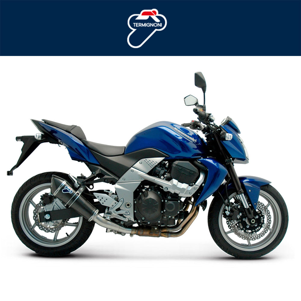２００７年から２０１１年式モデル カワサキＺ７５０用 テルミニョーニ コニカル ステンレス/カーボン スリップオン Termignoni Conical Stainless/Carbon Slip-On Z750 (07-11) (送料無料)