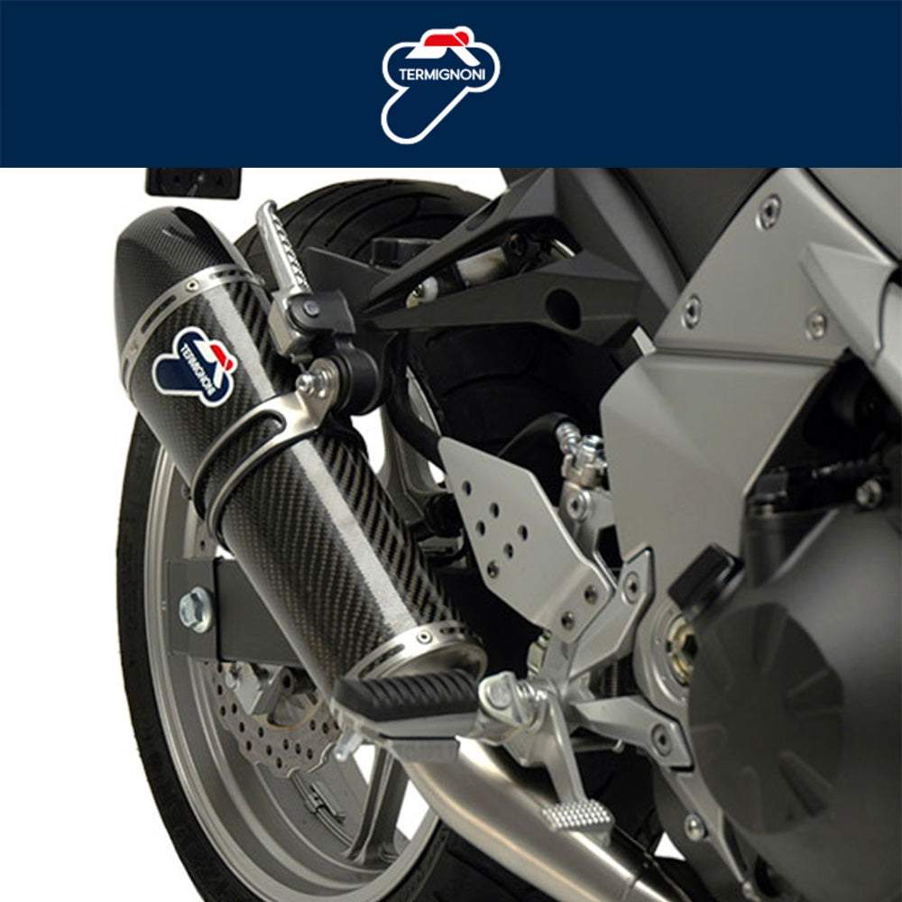 ２００７年から２０１１年式モデル カワサキＺ７５０用 テルミニョーニ コニカル ステンレス/カーボン スリップオン Termignoni Conical Stainless/Carbon Slip-On Z750 (07-11) (送料無料)