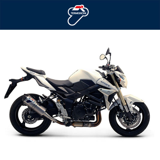 ２０１１年から２０１９年式モデル スズキＧＳＲ７５０用 テルミニョーニ レリバンス ステンレス/カーボンルック スリップオン Termignoni Relevance Stainless/Carbon Look Slip-On GSR750 (11-19) (送料無料)
