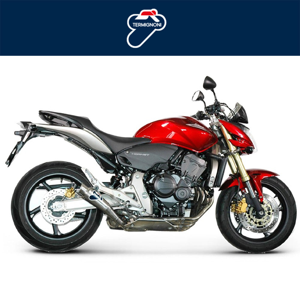 ２００７年から２０１３年式モデル ホンダ ＨＯＲＮＥＴ６００用 テルミニョーニ コニカル ステンレス ストリート スリップオン Termignoni Conical Stainless Street Slip-On Hornet 600 (07-13) (送料無料)