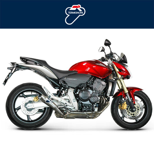２００７年から２０１３年式モデル ホンダ ＨＯＲＮＥＴ６００用 テルミニョーニ コニカル ステンレス ストリート スリップオン Termignoni Conical Stainless Street Slip-On Hornet 600 (07-13) (送料無料)