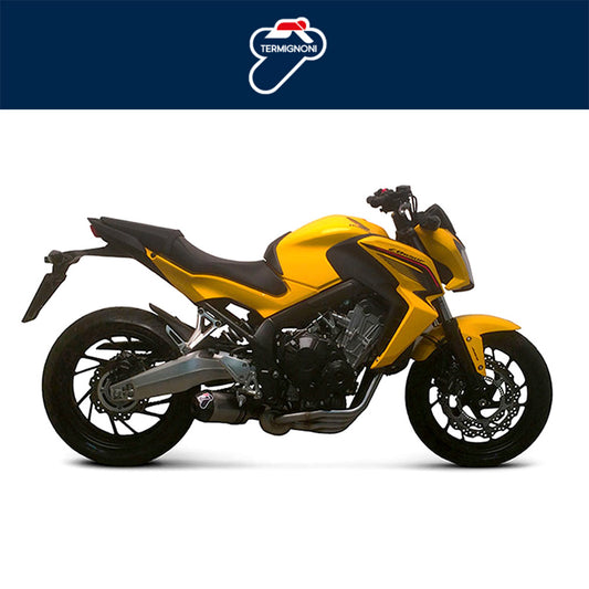 ２０１４年から２０１８年式モデル ホンダ ＣＢ６５０Ｆ用 テルミニョーニ レリバンス ステンレス/チタン 4-1 フルシステム Termignoni Relevance Stainless/Titanium 4-1 Full System CB650F (14-18) (送料無料)