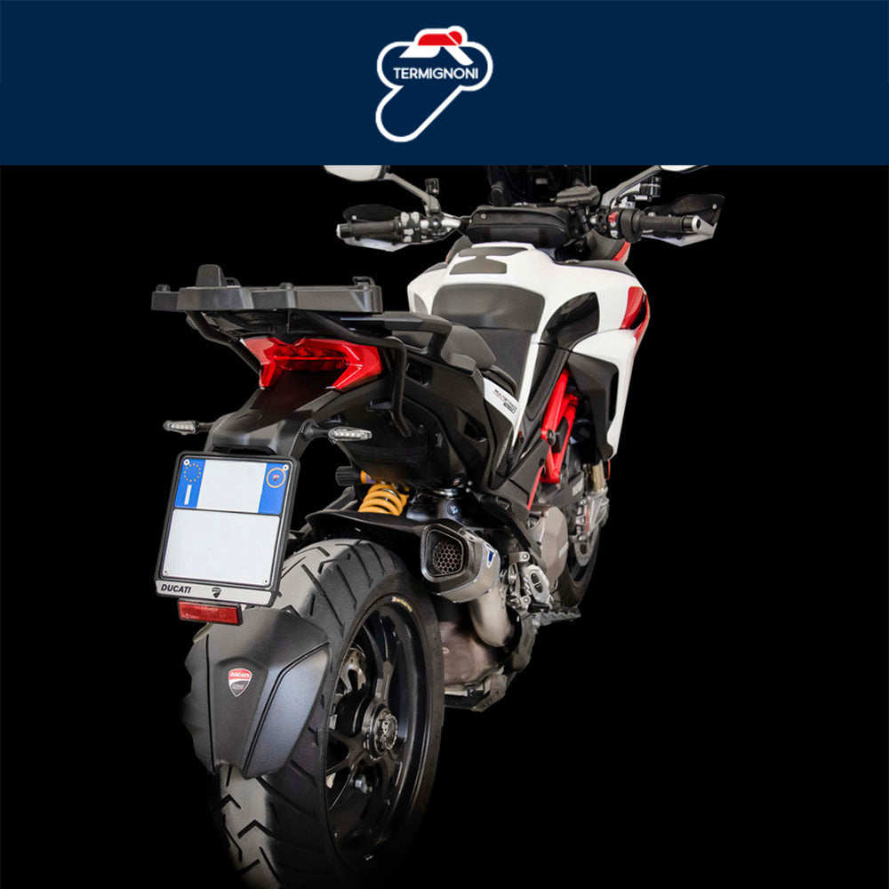 ２０１５年から２０１９年式モデル ドゥカティ ムルティストラーダ１２００用 限定版パイクスピークレプリカ テルミニョーニ フルチタン カーボンファイバー付きシステム Limited Edition PIKES PEAK REPLICA Termignoni Full Titanium w/ Carbon Fiber Multistrada 1260/S/Pikes Peak (15-20) and Multistrada 1200/S/Pikes Peak (15-19) (送料無料)