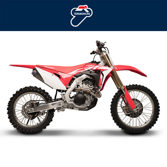 ２０１８年から２０１９年式モデル ホンダ ＣＲＦ２５０Ｒ用 テルミニョーニ ステンレス/チタン/カーボン フルレーシングシステム Termignoni Stainless/Titanium/Carbon Full Racing System CRF250R (18-19) (送料無料)
