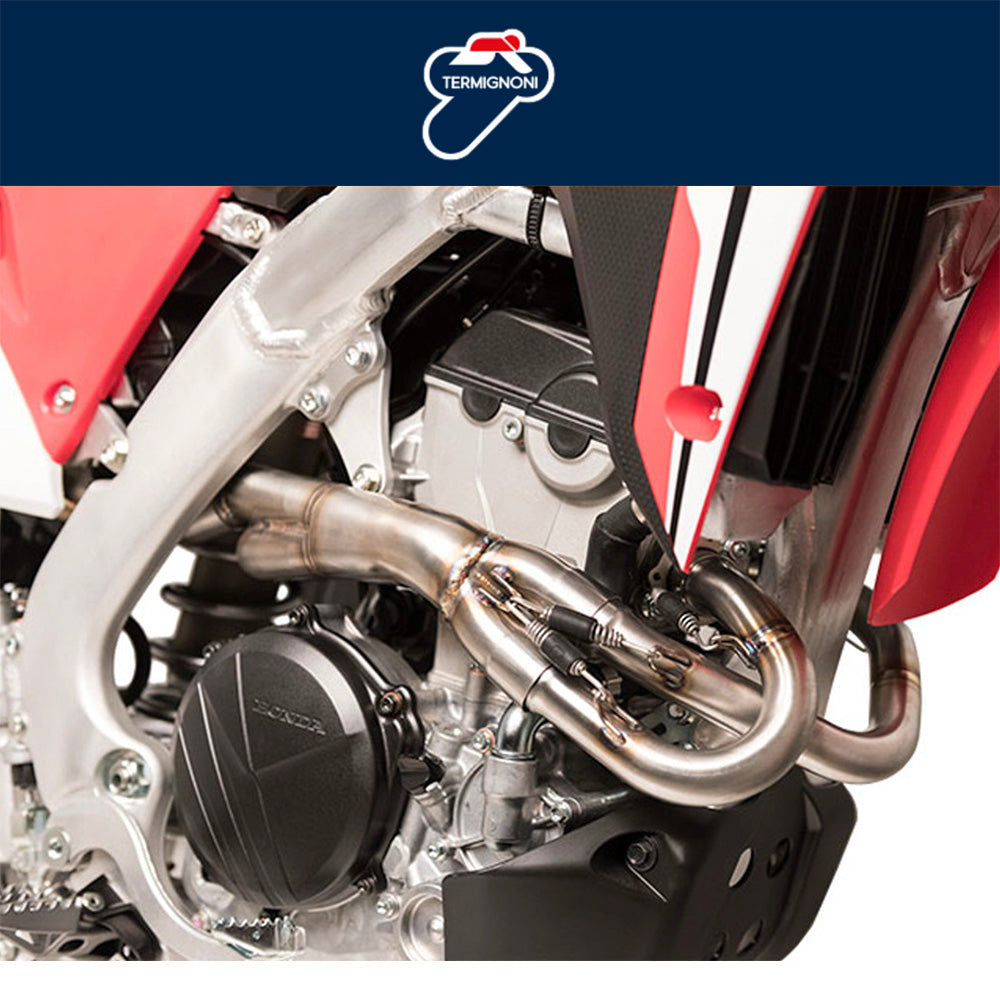 ２０１８年から２０１９年式モデル ホンダ ＣＲＦ２５０Ｒ用 テルミニョーニ ステンレス/チタン/カーボン フルレーシングシステム Termignoni Stainless/Titanium/Carbon Full Racing System CRF250R (18-19) (送料無料)