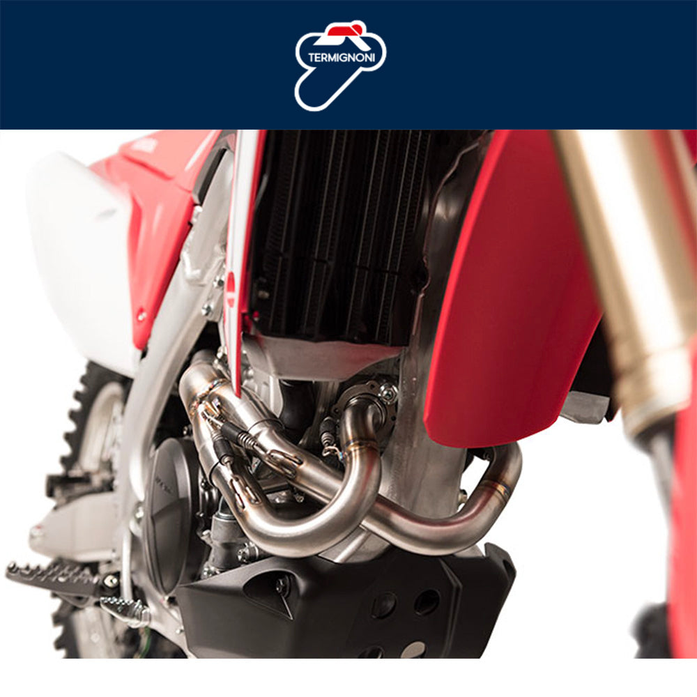 ２０１８年から２０１９年式モデル ホンダ ＣＲＦ２５０Ｒ用 テルミニョーニ ステンレス/チタン/カーボン フルレーシングシステム Termignoni Stainless/Titanium/Carbon Full Racing System CRF250R (18-19) (送料無料)