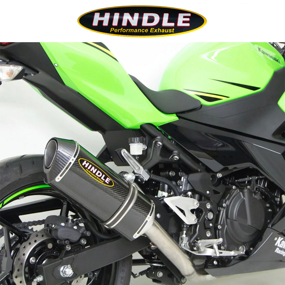 2018-2023年式 カワサキ Ninja400用 ヒンドル製 エボリューション フルシステム　2018-23 Kawasaki Ninja400, Ninja 500 Hindle Evolution Full System Kawasaki (消費税、送料込み)