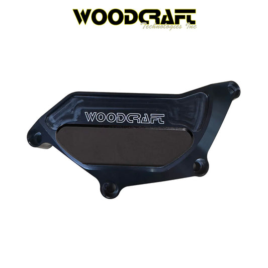 2024-2025年式 スズキ ＧＳＸ－８Ｒ用 ウッドクラフト製ステーターカバープロテクター、スキッドプレート付き　Woodcraft 60-0232LC Suzuki GSX-8 S/R LH Stator Cover Protector , W/Skid Plate (消費税、送料込み)