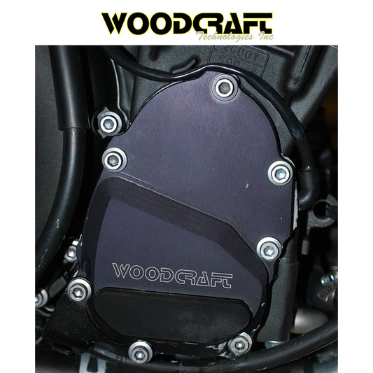 2006-2025年式 ヤマハＹＺＦ－Ｒ６用 ウッドクラフト製スキッドパッド付きイグニッショントリガーカバー　Woodcraft 60-0449RB Yamaha R6 RHS Ignition Trigger Cover w/ Skid Pad (消費税、送料込み)
