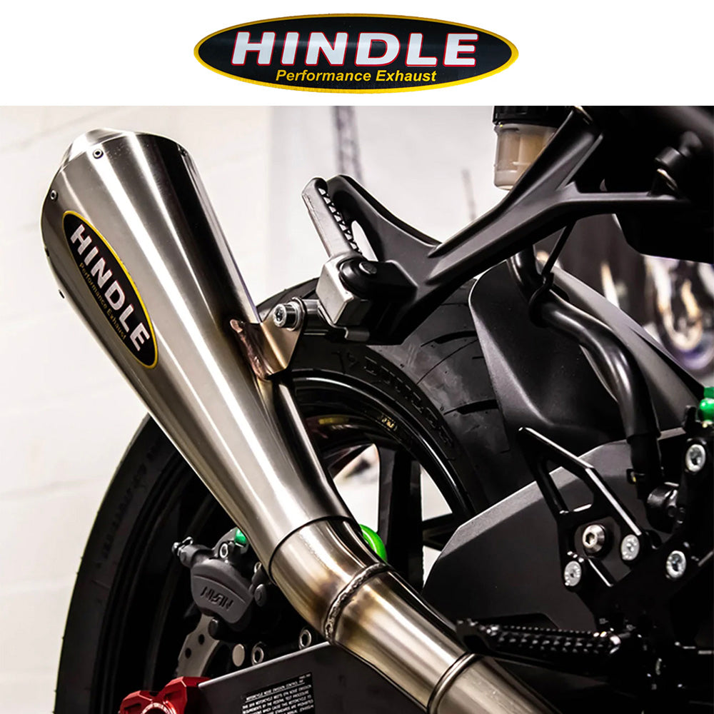 2018-2022年式 カワサキ Ninja400用 ヒンドル製 エボリューションメガホン スリッポン　Hindle Evolution Megaphone Slip-on System Kawasaki Ninja EX400 2018-22 (消費税、送料込み)