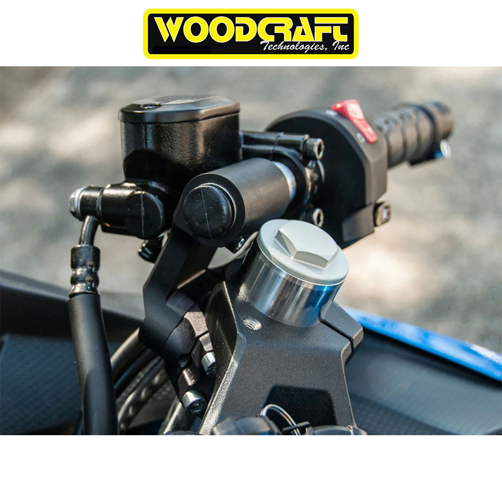カワサキ Ｎｉｎｊａ ４００用 ウッドクラフト製 ライザー クリップオン(ブラック) 長さ30.48cm　Woodcraft Riser Clipon for Kawasaki Ninja 400,500 41mm (消費税、送料込み)