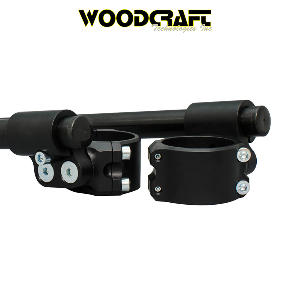 2011-2015年式 ホンダ ＣＢＲ２５０Ｒ用 ウッドクラフト製25mm ライザークリップオン(37mmクランプ)　Woodcraft Riser Clip ons for Honda CBR250R 37mm Clamp (消費税、送料込み)