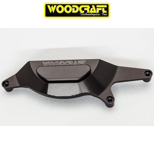 2018-2023年式 カワサキ Ｎｉｎｊａ ４００用 ウッドクラフト製 スキッドプレート付きクラッチカバープロテクター　Woodcraft 60-0144RC 2018-23 Kawasaki Ninja400, 2019-23 Z400, Ninja500 RHS Clutch Cover Protector w/ Skid Plate (消費税、送料込み)